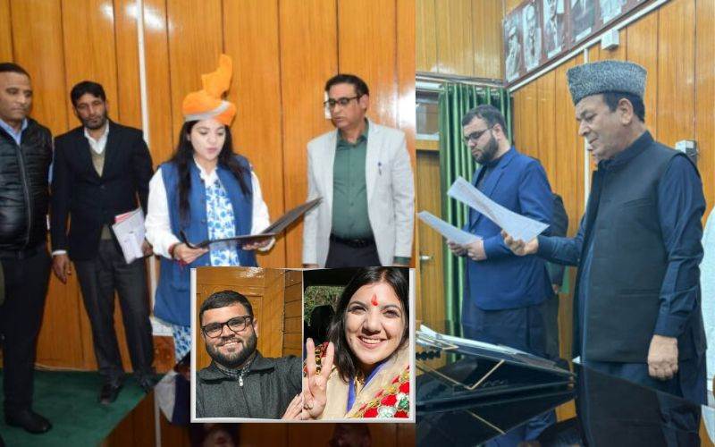 جموں  وکشمیر اسمبلی اسپیکر نے 2 نو منتخب ایم ایل ایز کو حلف دلایا